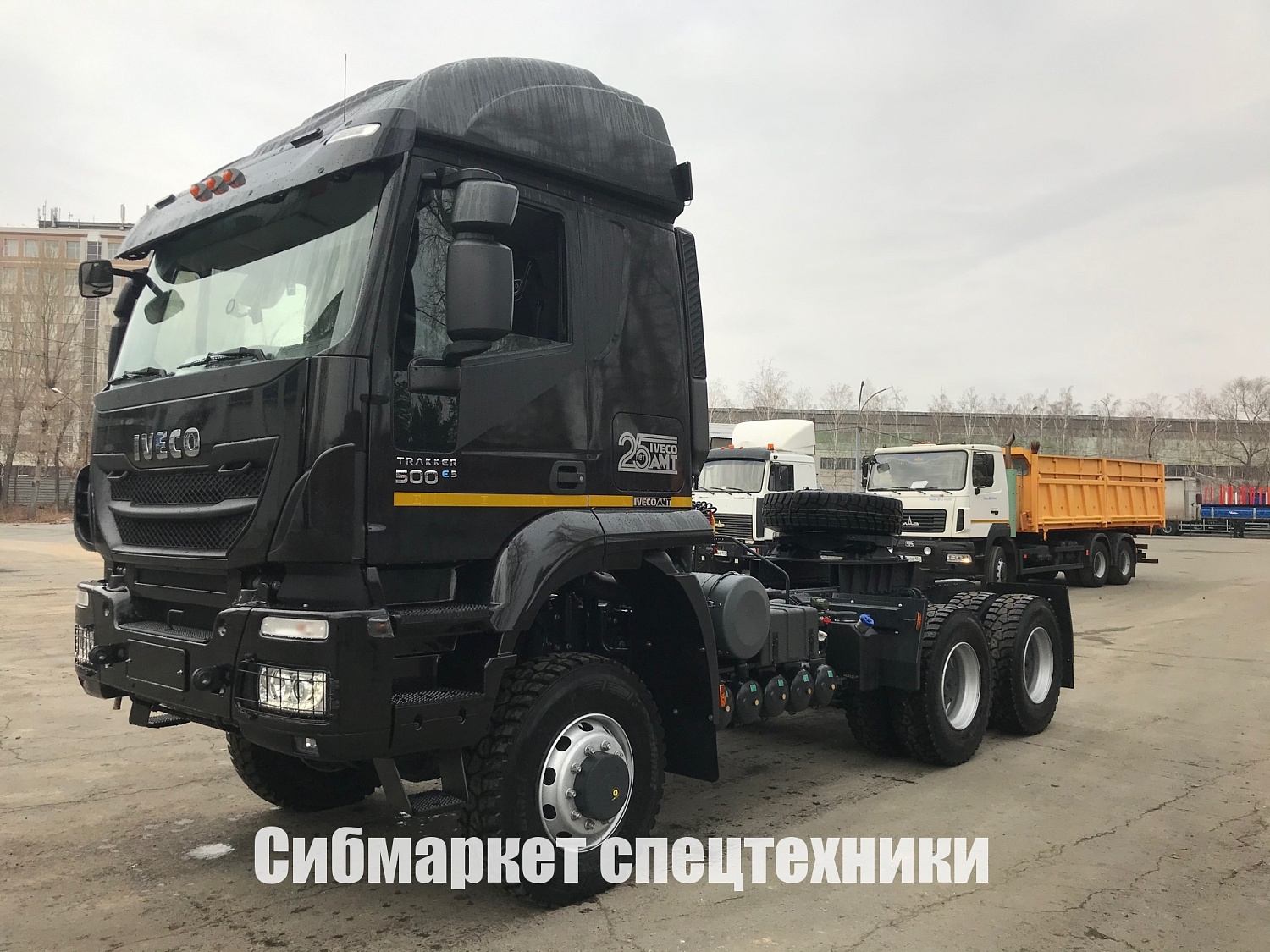 Отгрузка седельного тягача IVECO-AMT 633910 в г. Усть-Кут.