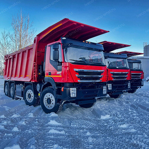 Самосвал АМТ N.V. 752901 (8x4) 560 л.с. скальный кузов